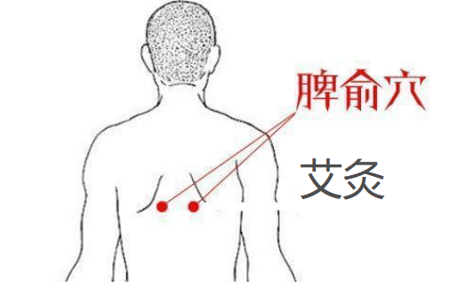 艾灸脾俞穴的作用和功效..