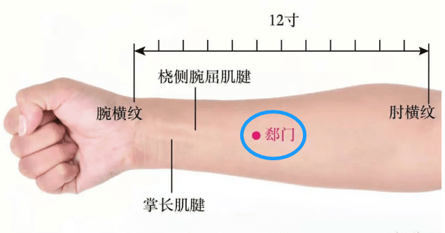 艾灸【郄门穴】的功效与作用..