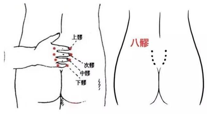 八髎穴取穴