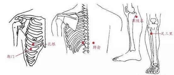 乳腺增生艾灸法