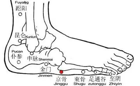 人体身上十二原穴京骨